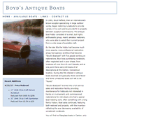 Tablet Screenshot of boydsantiqueboats.com